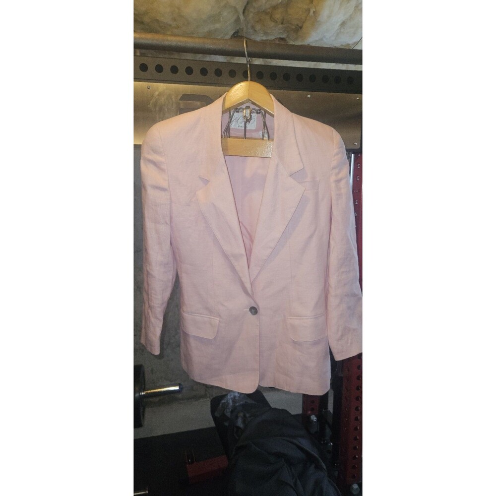 Vintage Pink Lord & Taylor Woman's Blazer Size 6 Petite